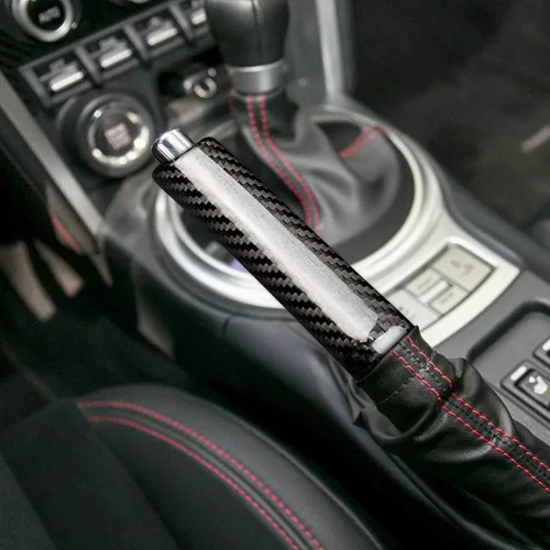 Vista 5 de AIRSPEED Cubierta de freno de mano de coche de fibra de carbono reemplazar palanca de mango de agarre para Subaru BRZ Toyota 86 2013-2020 Accesorios