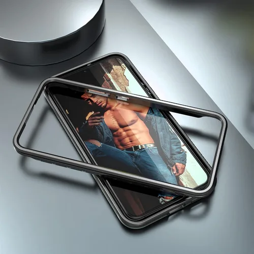 Vista 8 de IDweel Funda para Galaxy S22 Plus con protector de pantalla de vidrio templado, híbrida 2 en 1, a prueba de golpes, ajuste delgado, transparente