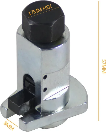 Vista 7 de Herramienta de extracción de amortiguador hidráulico TradeINArt, herramienta separadora de cuerno de oveja para amortiguador, herramienta extractora