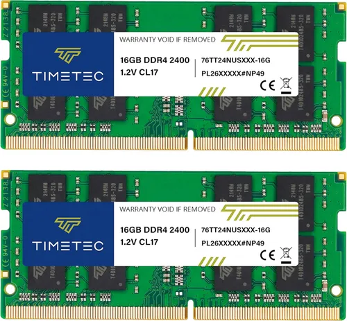 Vista 11 de Timetec Premium 8GB DDR4 2400MHz (DDR4-2400) PC4-19200 (PC4-2400T) sin ECC sin búfer 1.2V CL17 1Rx8 de rango único 260 pines SODIMM, módulo