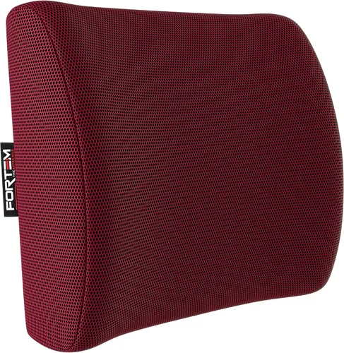 Vista 9 de FORTEM Almohada de apoyo lumbar para silla de oficina, almohada de apoyo Gris claro