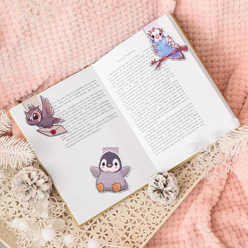 Vista 6 de Lindos Marcadores Magnéticos, Marcadores de Página de Animales, Marcadores de Libros para Niños, Amantes de los Libros, Estudiantes, Maestros