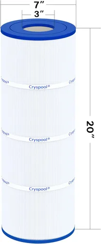 Vista 3 de Cryspool® 07069 - Cartuchos de filtro para piscina, 4 x 80 pies cuadrados, paquete de 4 Compatible con CCP320, Clean & Clear Plus 320, PCC80-PAK4