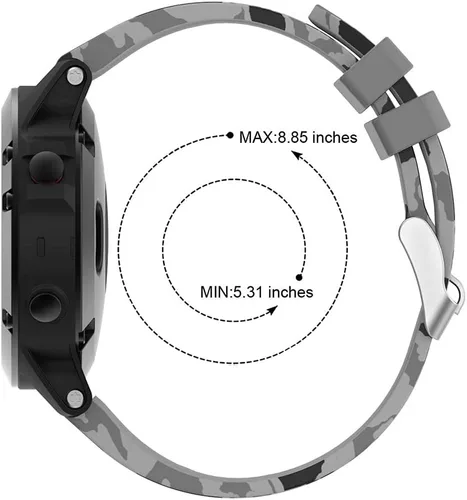 Vista 4 de Correas de reloj para Garmin Approach S62/S60, Forerunner 945/935, Fenix 6/6 GPS, correa de repuesto para reloj
