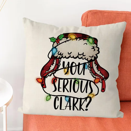 Vista 2 de GAGEC Fundas de almohada de Navidad de 16 x 16 pulgadas, almohadas de vacaciones de Navidad, fundas de almohada de invierno, decoración del hogar