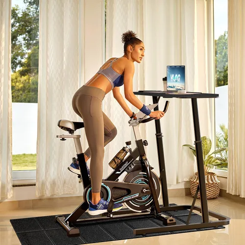 Vista 4 de VTORY Adjustable Height Standing Desk for Walking Pad Treadmill，for Cycling Negro