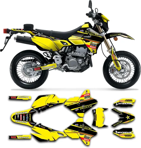 Vista 47 de Kit de calcomanías personalizadas para Suzuki DRZ400 E / DRZ400 Enduro / DRZ400E / DR-Z400E / DRZ400 EN 1999-2024, SZDRSE9919003-KO