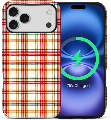 Vista 39 de Funda Compatible con iPhone 13/14 [Compatible con MagSafe] Protección de Doble Capa de Cáscara Dura Híbrida, Funda Magnética Protectora a Prueba