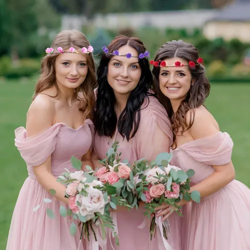 Vista 5 de 7 diademas con corona de flores LED, diademas de flores iluminadas para mujeres, guirnaldas florales brillantes para bodas, playa, fiestas