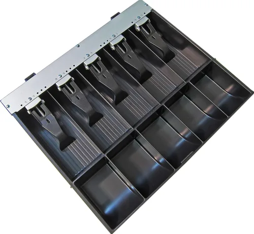 Vista 3 de APG Cash Drawer VP101-BL1616 Vasario Series - Cajón manual para efectivo, color negro