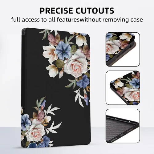 Vista 4 de Funda protectora plegable para iPad de 10.2 pulgadas, iPad de 10.2 pulgadas, iPad de 9ª/8ª generación 2019 y iPad de 7ª generación 2019, funda