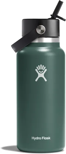 Vista 34 de Hydro Flask de boca ancha con tapa Flex de pajita de 24 onzas Agave