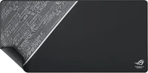 Vista 2 de ASUS ROG Sheath - Alfombrilla de mouse negra Alfombrilla de mouse de superficie para juegos extragrande Seguimiento preciso de píxeles Bordes