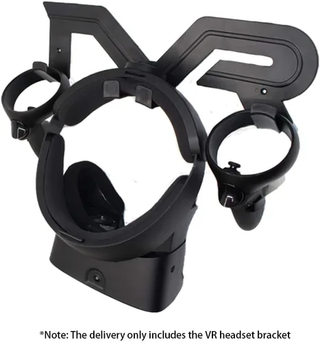 Vista 5 de CALIDAKA Soporte para auriculares VR, negro, soporte para dispositivos electrónicos portátiles, compatible con auriculares