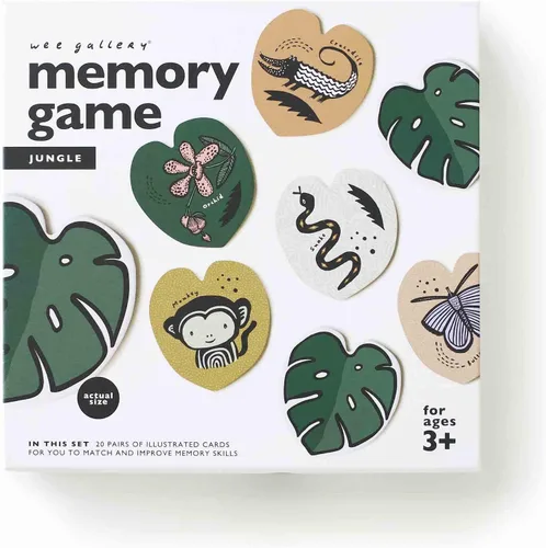 Vista 8 de Wee Gallery Juego de memoria, animales de la selva y naturaleza, juguete Montessori y juegos cerebrales para niños, actividad educativa para niños