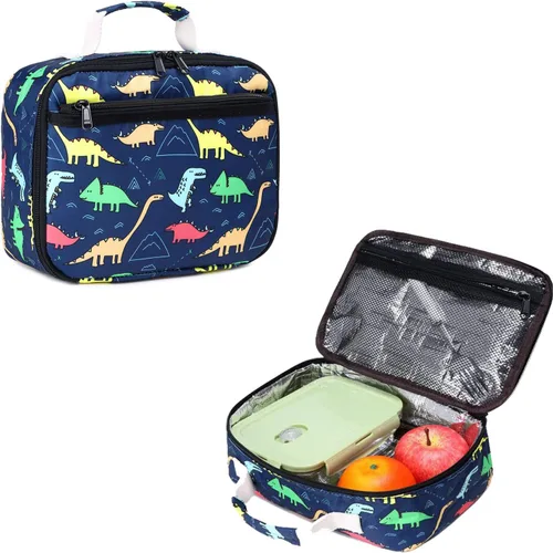 Vista 6 de CAMTOP - Conjunto de mochila y lonchera con estampados divertidos para niños de preescolar y primaria), Y0058-2