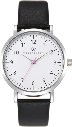 Vista 10 de Wristology 2 tamaños – Correa de reloj con números intercambiable de silicona de cambio fácil – esfera analógica de lectura fácil con segundero