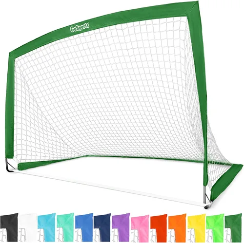 Vista 23 de GoSports - Arcos de fútbol portátiles para niños, 13 opciones de color, elige 4 x 3 pies o 6 x 4 pies, redes desplegables de tono
