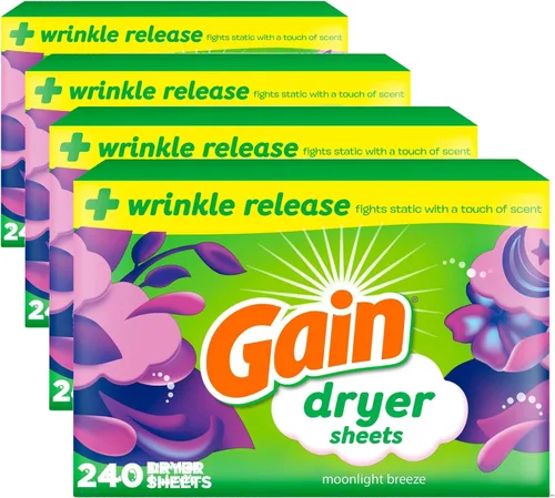 Vista 11 de Gain Hojas para secadora, aroma Moonlight Breeze, 120