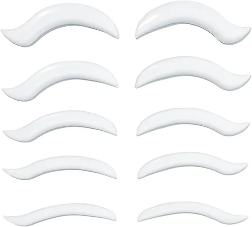 Vista 9 de Libeauty Barras de elevación de pestañas, almohadillas coreanas sin pegamento, diseñadas para levantamiento de pestañas de ojos abiertos, varillas