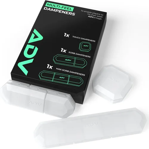Vista 12 de ADV Tennis Amortiguador con tacto personalizado, paquete de 3, amortiguador de raqueta para reducir la vibración, aliviar los síntomas de lesiones