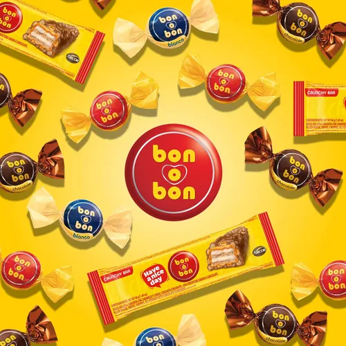 Vista 7 de Bon o Bon Bons de chocolate, trufas de chocolate decadentes con un relleno cremoso de maní y obleas, 0.59 onzas x 10 bombones