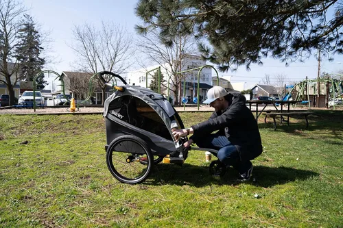 Vista 11 de Burley D'Lite X, 1 y 2 asientos para niños, remolque y cochecito