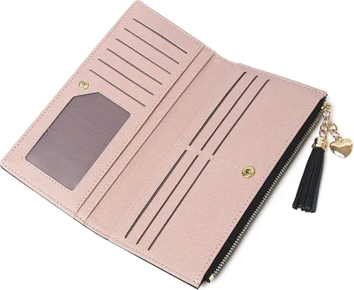 Vista 8 de Cartera delgada para mujer, billetera delgada para mujer, cartera delgada para mujer, carteras delgadas para mujer, billetera delgada y elegante