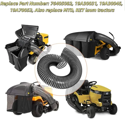 Vista 4 de 764-05082 76405082 Bagger Flex Manguera Reemplazar para MTD CUB CADET RZT 36" 42" 46" 50" 54" posterior Fast Double Bagger