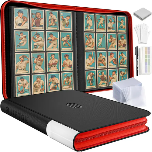 Vista 9 de Carpeta Top Loader con 9 bolsillos, capacidad para 288 cargadores Negro - 288 cartas - 9 Pokects