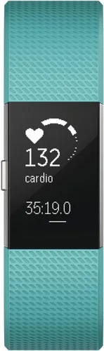 Vista 3 de 2 muñequeras Fitbit Charge de ritmo cardíaco + fitness, FB407STES, Verde azulado, 1, 1