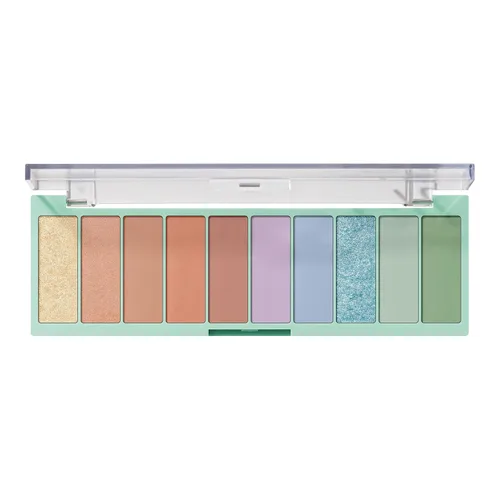 Vista 12 de e.l.f. Paleta de Sombras de Ojos Perfect 10, Diez Tonos Nude Ultra-pigmentados, Fórmula Mezclable, Vegano y Libre de Crueldad, Everyday Smoky
