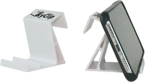 Vista 5 de The SkyClip Soporte de mesa para teléfono celular de avión para la parte trasera del asiento y soporte resistente para teléfono, compatible