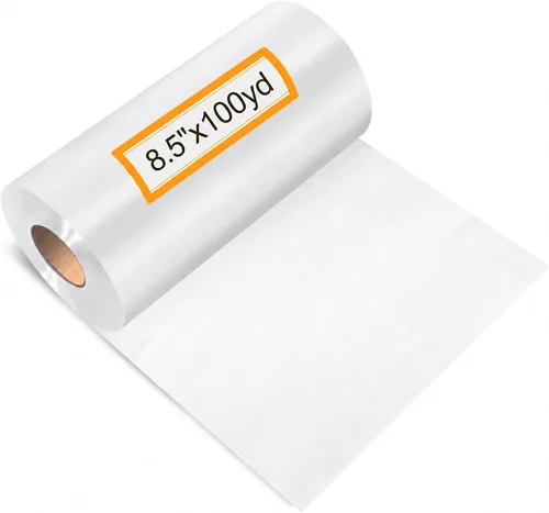Vista 16 de Peryiter 1 rollo de 8 "x 100 yd Estabilizador de bordado de corte 25μM Estabilizador de respaldo para bordado Estabilizadores de costura ligeros