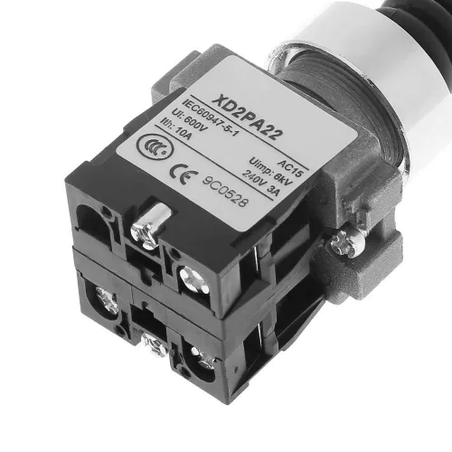 Vista 9 de 2NO Joystick Switch AC 380V DC 220V Momentary Spring Retorno para Control Industrial y Operaciones de Máquina
