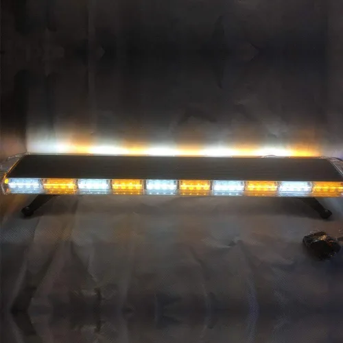 Vista 10 de Luces estroboscópicas de emergencia de 48 pulgadas, 88 LED, barra de luz de advertencia direccional ámbar con 16 modos intermitentes de advertencia