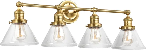 Vista 39 de Design House 519892 Kimball Industrial Farmhouse Luz de Pared Interior de 1 Luz con Pantalla de Metal para Pasillo, Baño, Cocina, Vestíbulo, Pintura