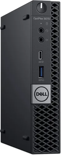 Vista 3 de Dell OptiPlex 5070-Micro, Core i7-9700T 2.0GHz, 16 GB de RAM, unidad de estado sólido de 1 TB, WiFi interna, Windows 11 Pro de 64 bits, (renovado)