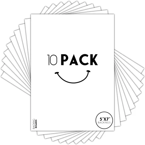 Vista 14 de Golden State Art, cartón de soporte blanco 4x6, soportes para marco, cuadro (paquete de 10) 4-Ply Thickness Uncut Matte Cardboard, Ideal for