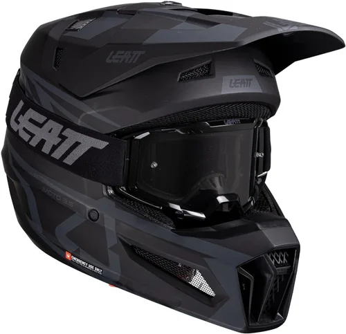 Vista 3 de Leatt Kit de casco y gafas Moto 3.5 Protección y comodidad
