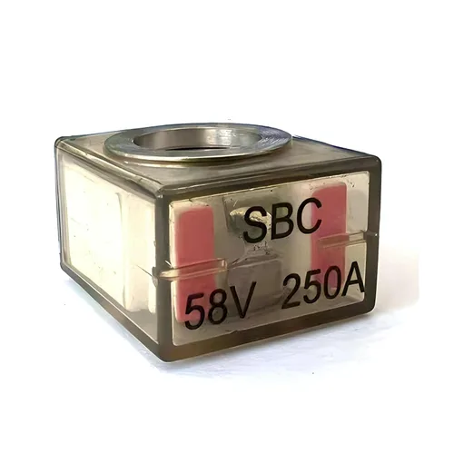 Vista 7 de Bloque de fusibles de terminal doble South Bend Components con clasificación marina (MRBF), 300A máx., 58V CC máx., IP 66, protegido contra