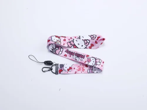 Vista 6 de G-Ahora Cartera de anime para mujeres y niñas, monedero de anime, tarjetero con cordón, Gatito C, Cartera novedosa