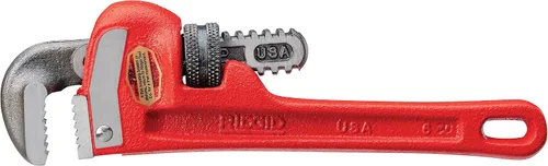 Vista 10 de RIDgid 31000 Modelo 6 Llave de tubo recta de plomería de servicio pesado de 6 pulgadas, roja, fabricada en EE. UU