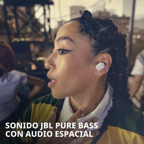 Vista 6 de JBL TBUDS2BLK Tune Buds 2 Auriculares inalámbricos verdaderos con cancelación de ruido adaptativa - Negro