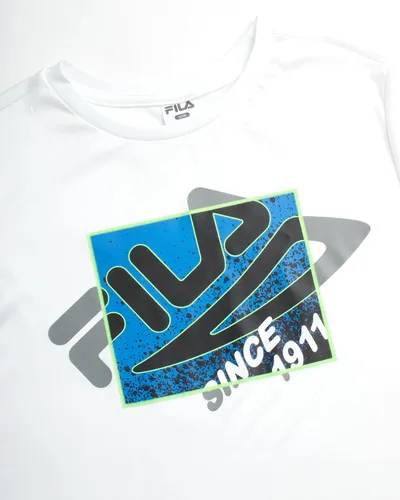 Vista 4 de Fila Conjunto deportivo deportivo para niños, sudadera de tricot de 3 piezas, pantalones deportivos, camisa, ropa deportiva para niños (8-12)