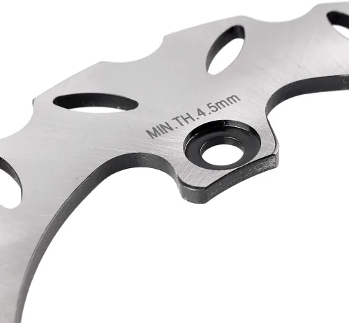 Vista 5 de Newsmarts Rotor de disco de freno trasero de motocicleta de acero inoxidable para Kawasaki Ninja ZX6R 600 636 Ninja ZX6RR ER-6F ER-6N Para Versys