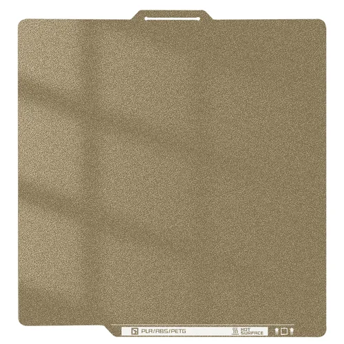 Vista 16 de Placa de construcción mejorada de 120x120mm, cama de impresión PET+PEI lisa/texturizada, placa de construcción de acero con resorte de doble cara
