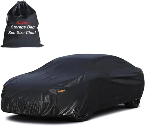Vista 50 de Kayme Funda impermeable para automóvil deportivo para todo tipo de clima. Consulta la tabla de tallas del vehículo para un ajuste preciso. Cubierta