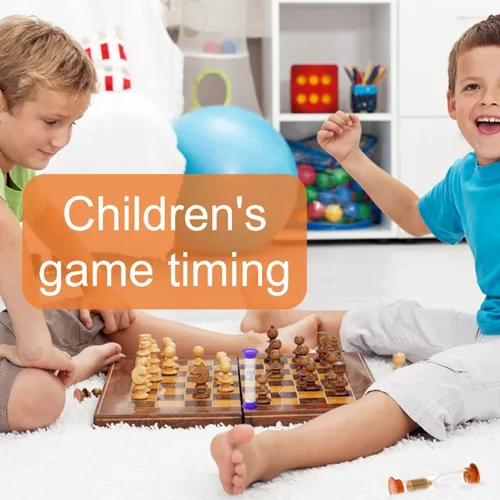 Vista 4 de Juego de 8 relojes de arena coloridos para niños, 20 segundos, 30 segundos, 1 minuto, 2 minutos, 3 minutos, 4 minutos, 5 minutos, 10 minutos