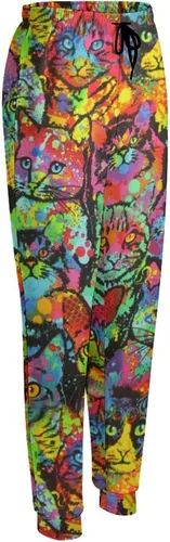Vista 5 de Rainbow Cats Casual Sweatpants for Women High Waisted Jogger Pants Sport Trousers with Pockets